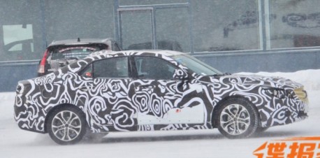 Spy Shots: Beijing Auto C50E testing in the Snow in China