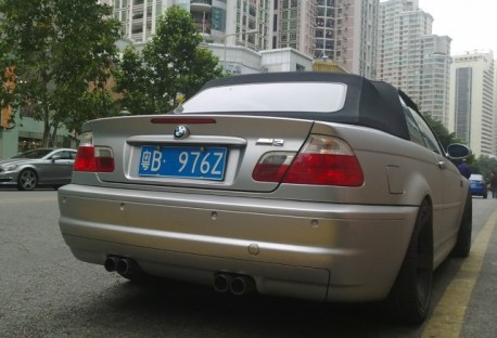 Spotted in China: E46 BMW M3 Convertible