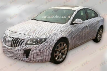 Spy Shots: facelifted Buick Regal GS testing in China