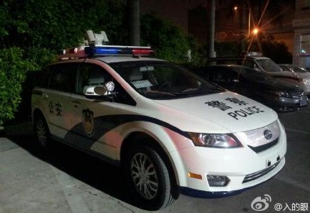 BYD e6 is a new Police Car in China
