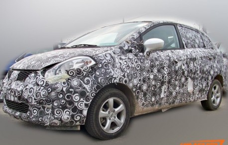 Spy Shots: Chery E2 sedan & hatchback testing in China