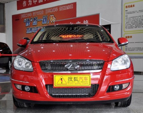 Spy Shots: facelift for the Chery A3 in China