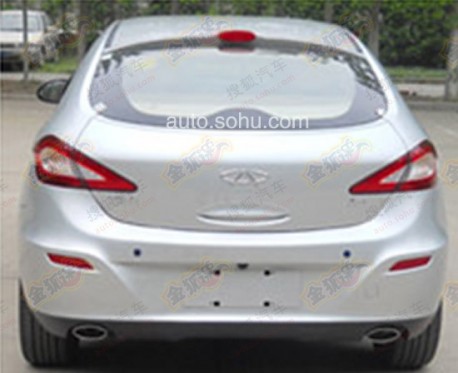Spy Shots: facelift for the Chery A3 in China