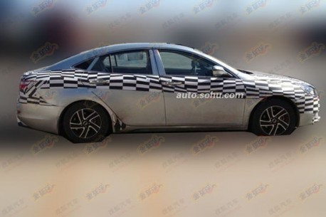 Spy Shots: new FAW-Besturn B70 testing in China