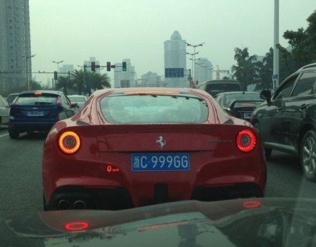 Ferrari F12berlinetta on the Move in China