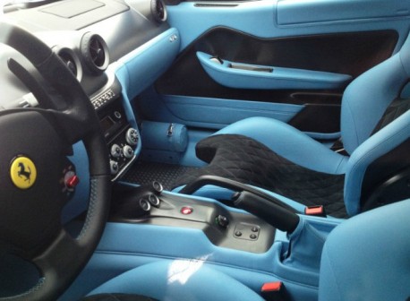 Ferrari 599 GTO is Blue in China