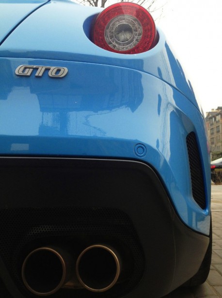 Ferrari 599 GTO is Blue in China