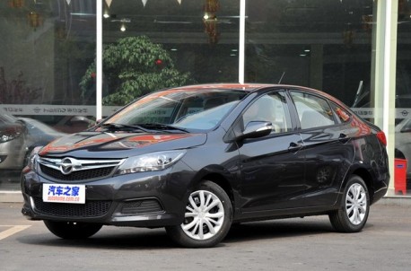 Haima M3 from all sides in China