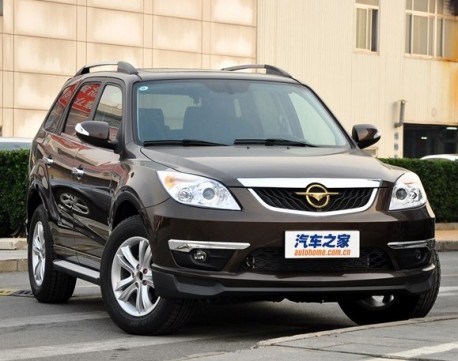 Spy Shots: facelifted Haima 7 SUV is Naked in china
