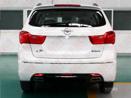 Spy Shots: facelifted Haima 7 SUV is Naked in china