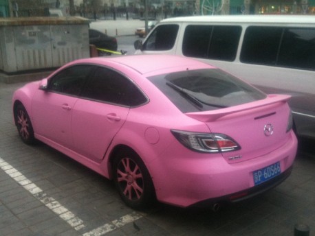 Mazda 6 Rui Yi is Pink in China