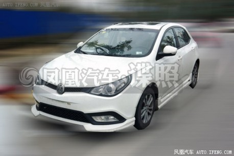 Spy Shots: MG5 Sport testing in China