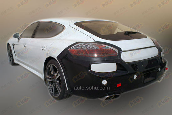 This is the extended-wheelbase 2014 Porsche Panamera for China