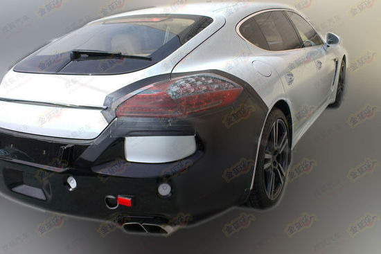 This is the extended-wheelbase 2014 Porsche Panamera for China