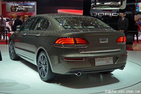 Qoros 3 Sedan debuts on the Geneva Motor Show