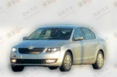 Spy Shots: new Skoda Octavia testing in China