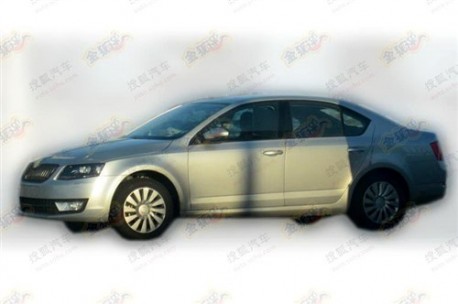 Spy Shots: new Skoda Octavia testing in China