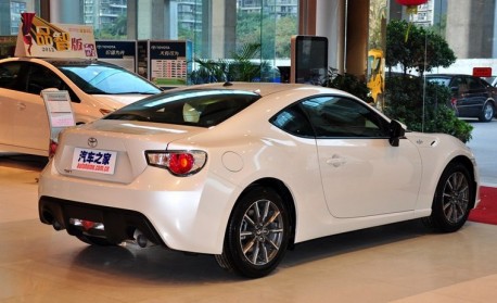 Toyota GT86 hits the China auto market