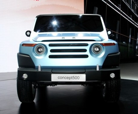 Beijing Auto Concept 500 concept debuts on the Shanghai Auto Show