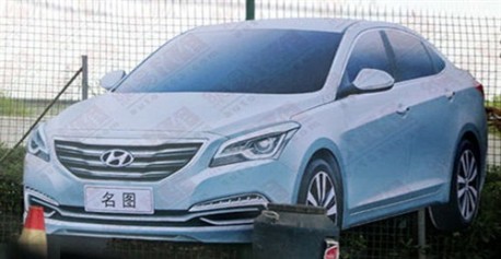New Hyundai sedan for China leaked before the Shanghai Auto Show