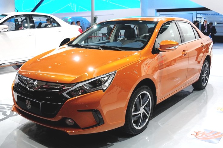 Production version of the BYD Qin hits the Shanghai Auto Show
