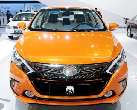 Production version of the BYD Qin hits the Shanghai Auto Show