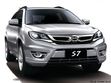 Official Pictures of the BYD S7, will debut on the Shanghai Auto Show
