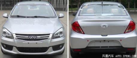 Spy Shots: facelift for the Chery A3 sedan in China