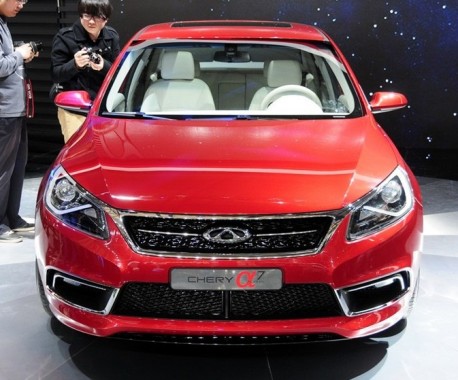 Chery Alpha 7 debuts on the Shanghai Auto Show