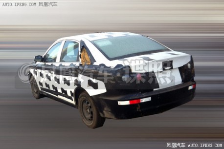 Spy Shots: Besturn B30 sedan seen testing in China