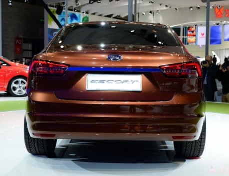 Ford Escort concept sedan debuts at the Shanghai Auto Show