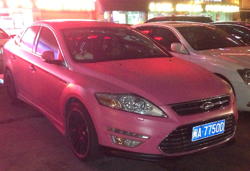 Ford Focus is very Pink in China
