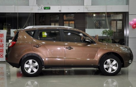 Geely Englon SX7 hits the Chinese car market