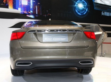 Another look at the Geely Emgrand KC concept on the Shanghai Auto Show