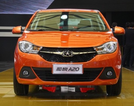 JAC Heyue A20 debuts at the Shanghai Auto Show