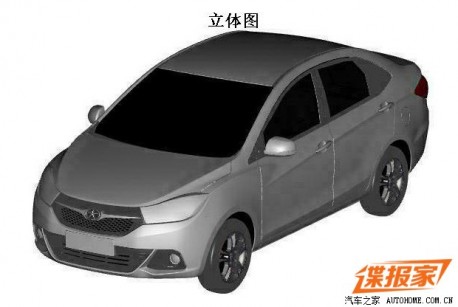 Patent Applied: JAC Heyue A20 for the Chinese car market