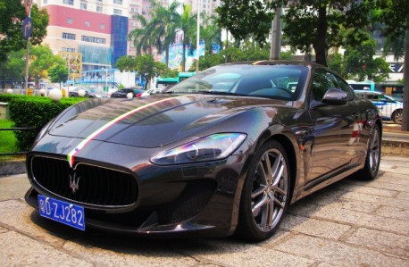 Maserati Granturismo MC with Glitter in China