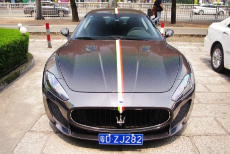 Maserati Granturismo MC with Glitter in China