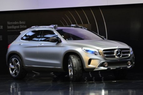 Mercedes-Benz GLA SUV concept debuts at the Shanghai Auto Show