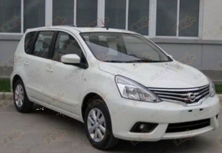 Spy Shots: facelifted Nissan Livina for the Chinese car market