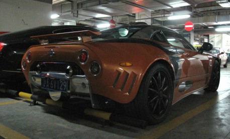 Spotted in China: Spyker C8 Laviolette LM85