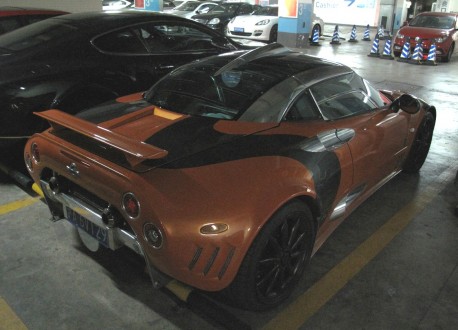 Spotted in China: Spyker C8 Laviolette LM85