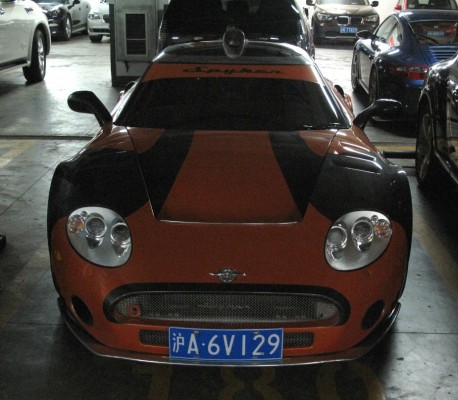 Spotted in China: Spyker C8 Laviolette LM85