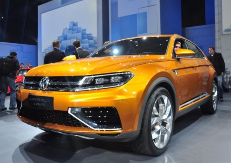 Volkswagen CrossBlue Coupe concept debuts at the Shanghai Auto Show