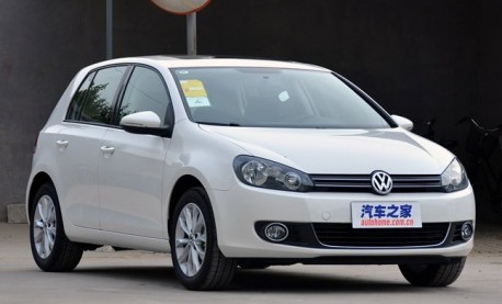 Spy Shots: Volkswagen Golf 7 testing in China