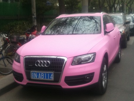 Audi Q5 is Pink in China - CarNewsChina.com