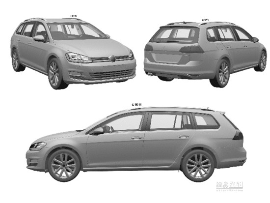 Patent Applied: Volkswagen Golf 7 Variant will come to China