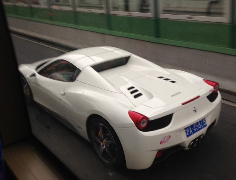 White Spider has a License & red interior in China