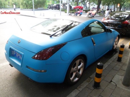 nissan-350z-matte-blue-china-2