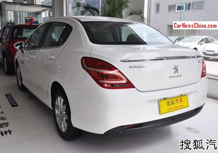  Spy Shots Peugeot sedan probado en China